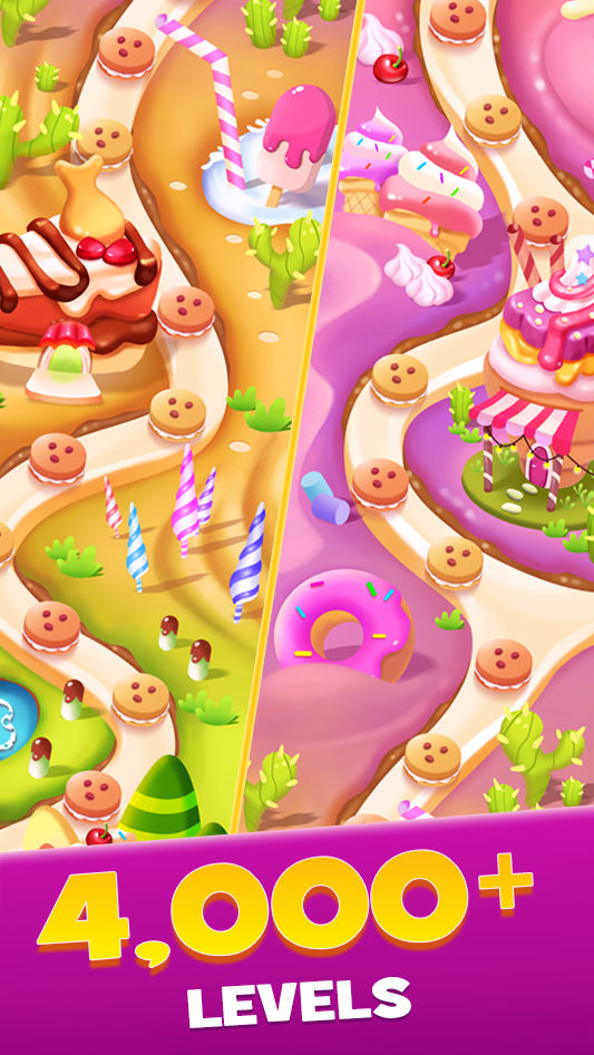 Cookie Crush Match 3 Blast & Drop Mania Cats screenshot game