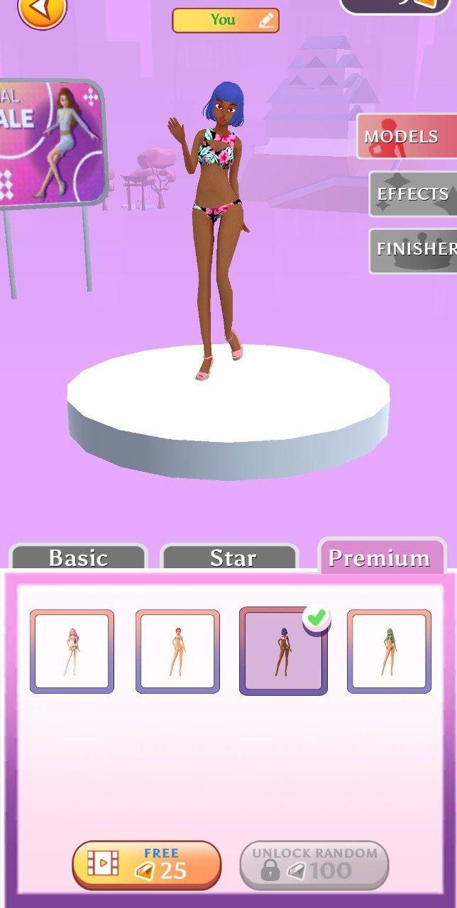 Runway Fashion Game Screenshot