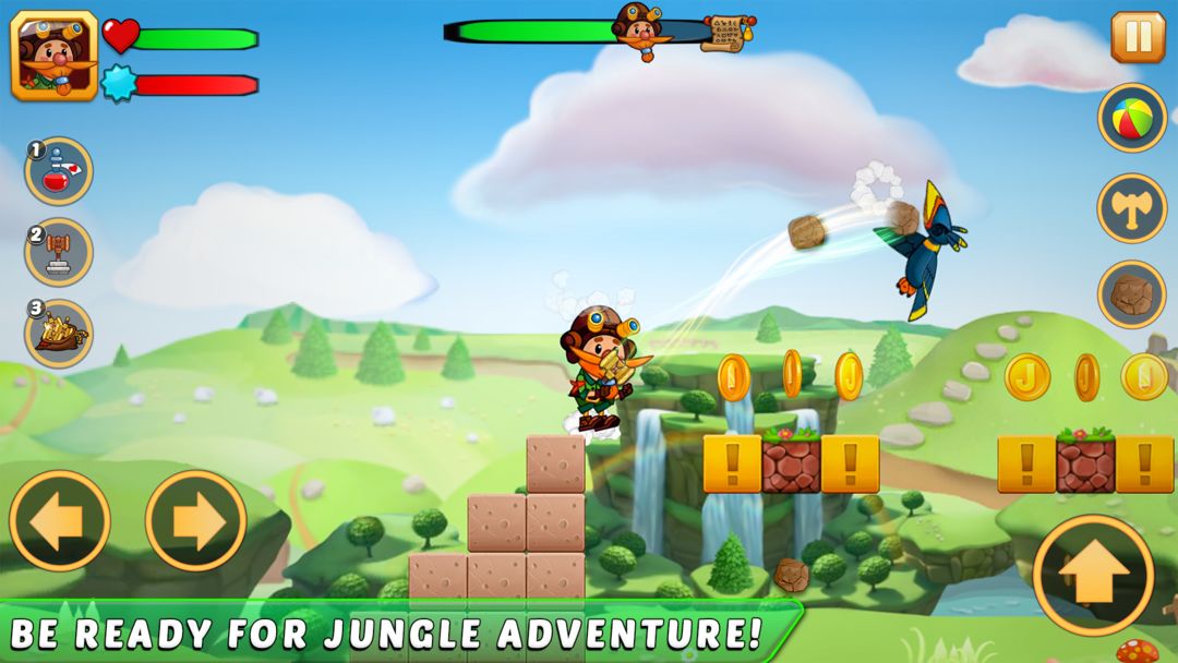 Screenshot of Jake Adventure Time-Jungle Run