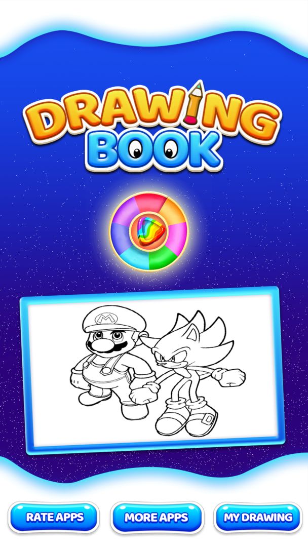 coloring hedgehogs book ภาพหน้าจอเกม