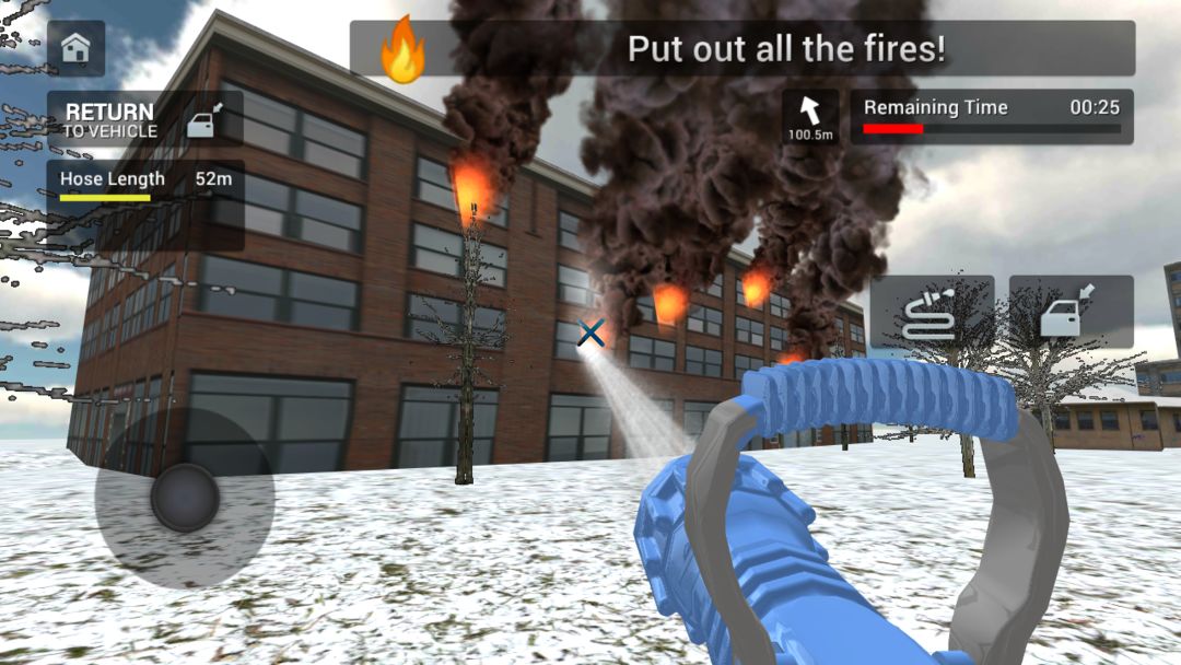 Screenshot of Fire Truck Rescue Simulator