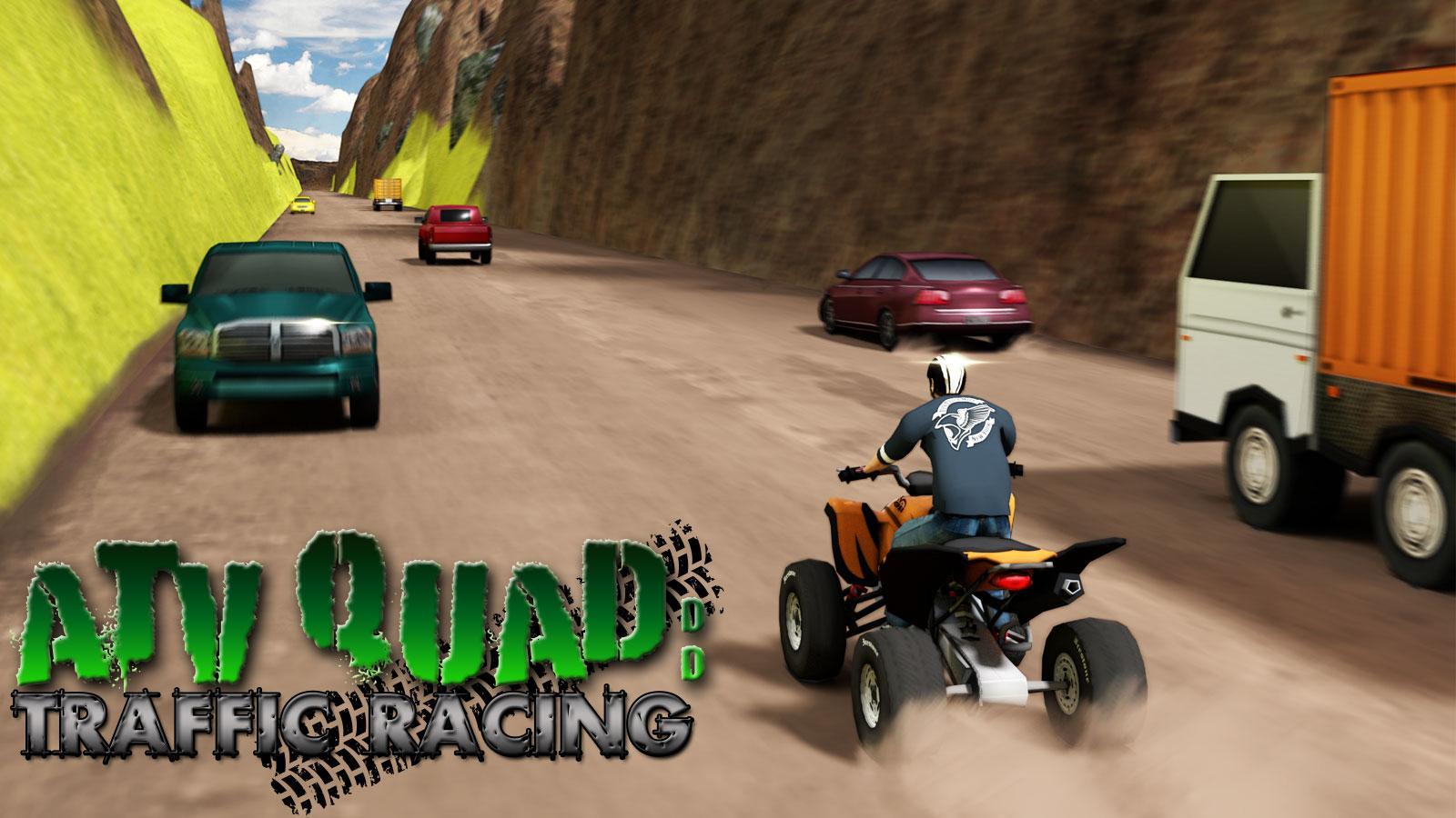 Screenshot 1 of Quad Quad Traffic Racing 1.1.1