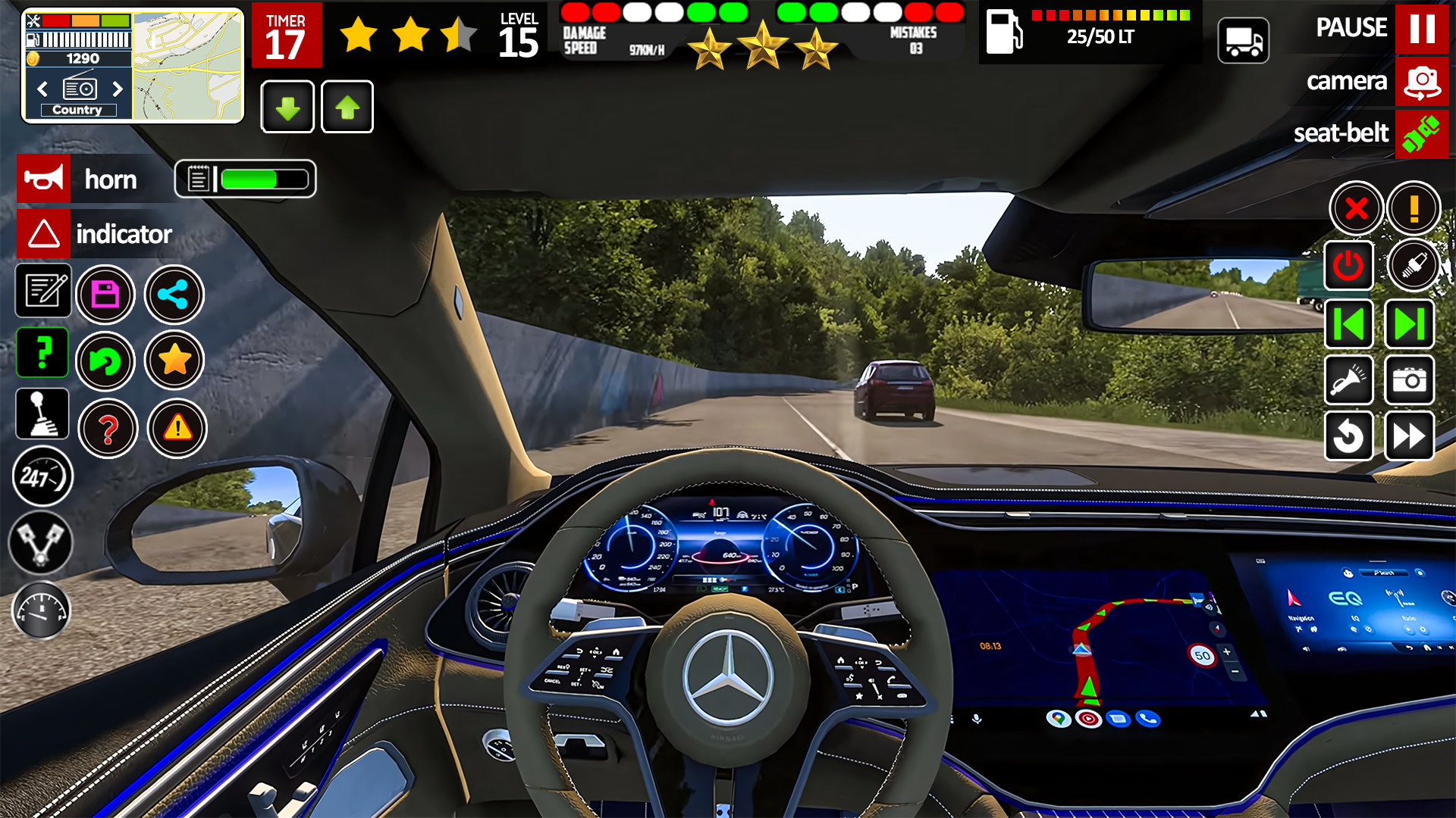 City Car Game Driving School Game Screenshot