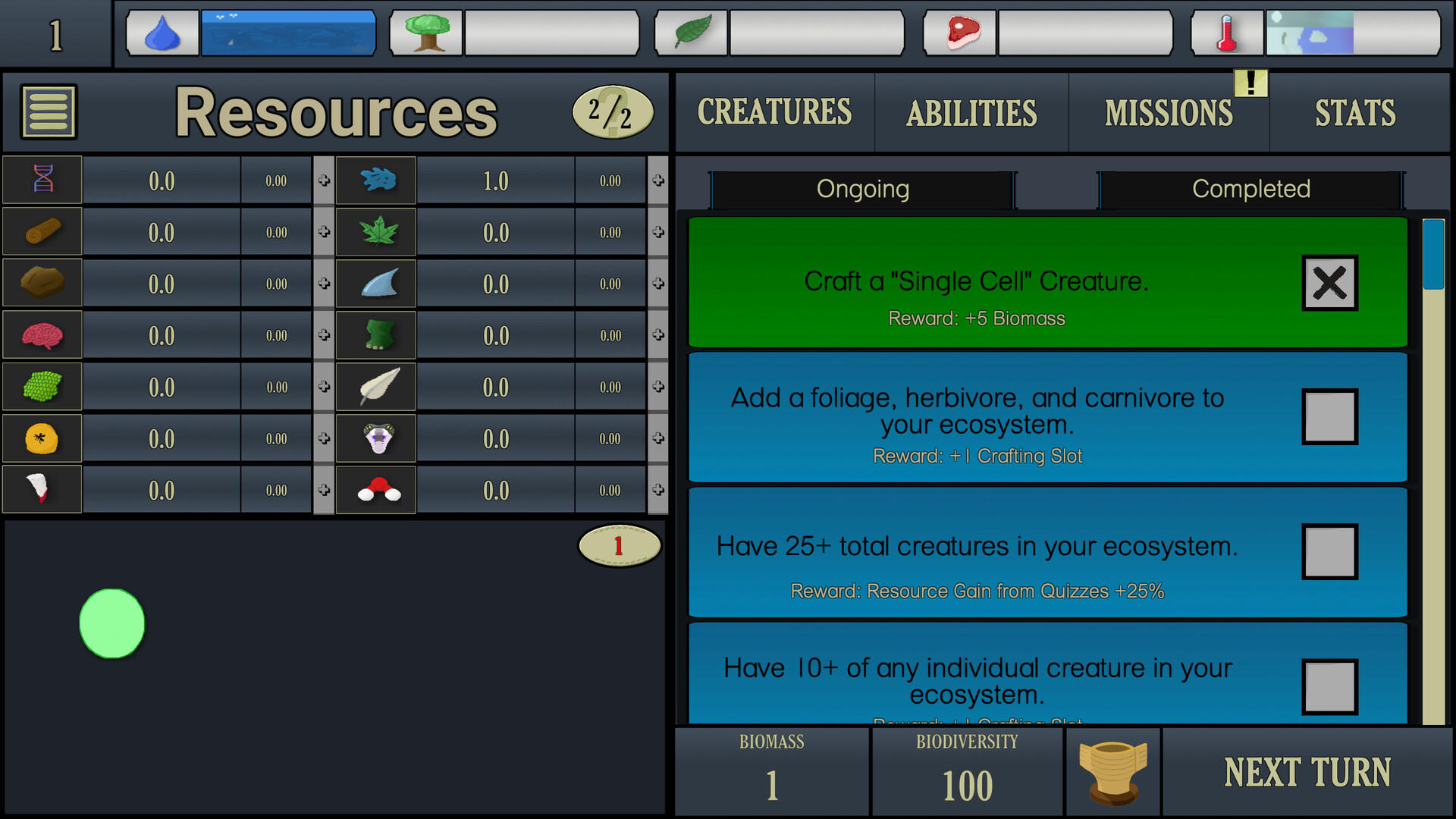 EcoGenesis screenshot game