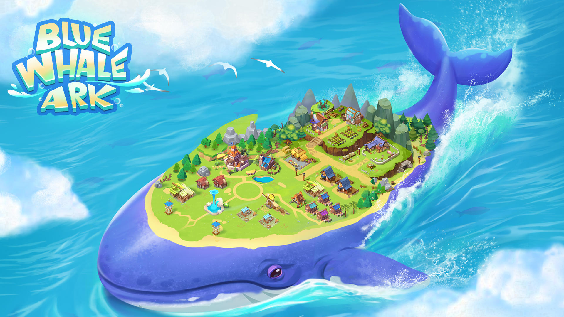 Blue Whale Ark：idle survival Game Screenshot