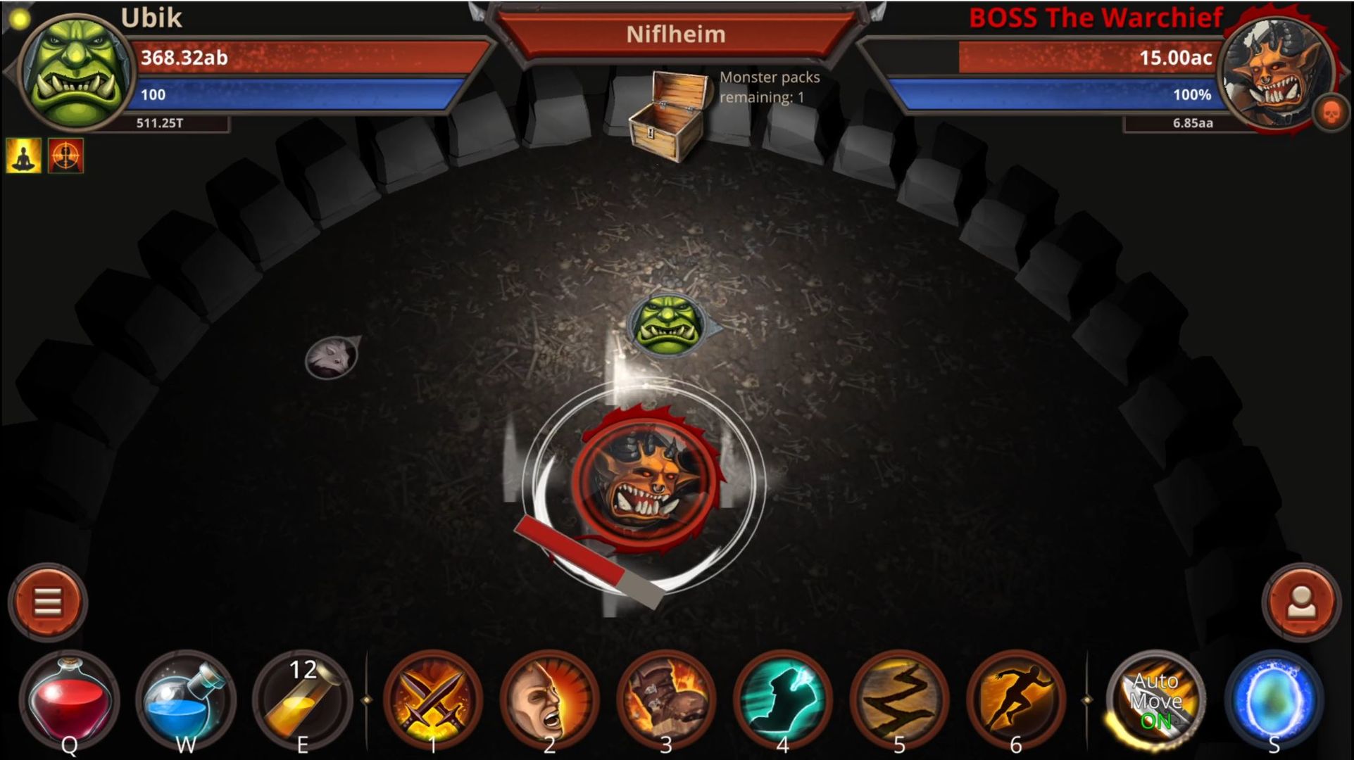 Screenshot of Nordicandia: Semi Idle RPG