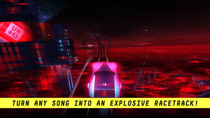 Riff Racer: Race Your Music 遊戲截圖