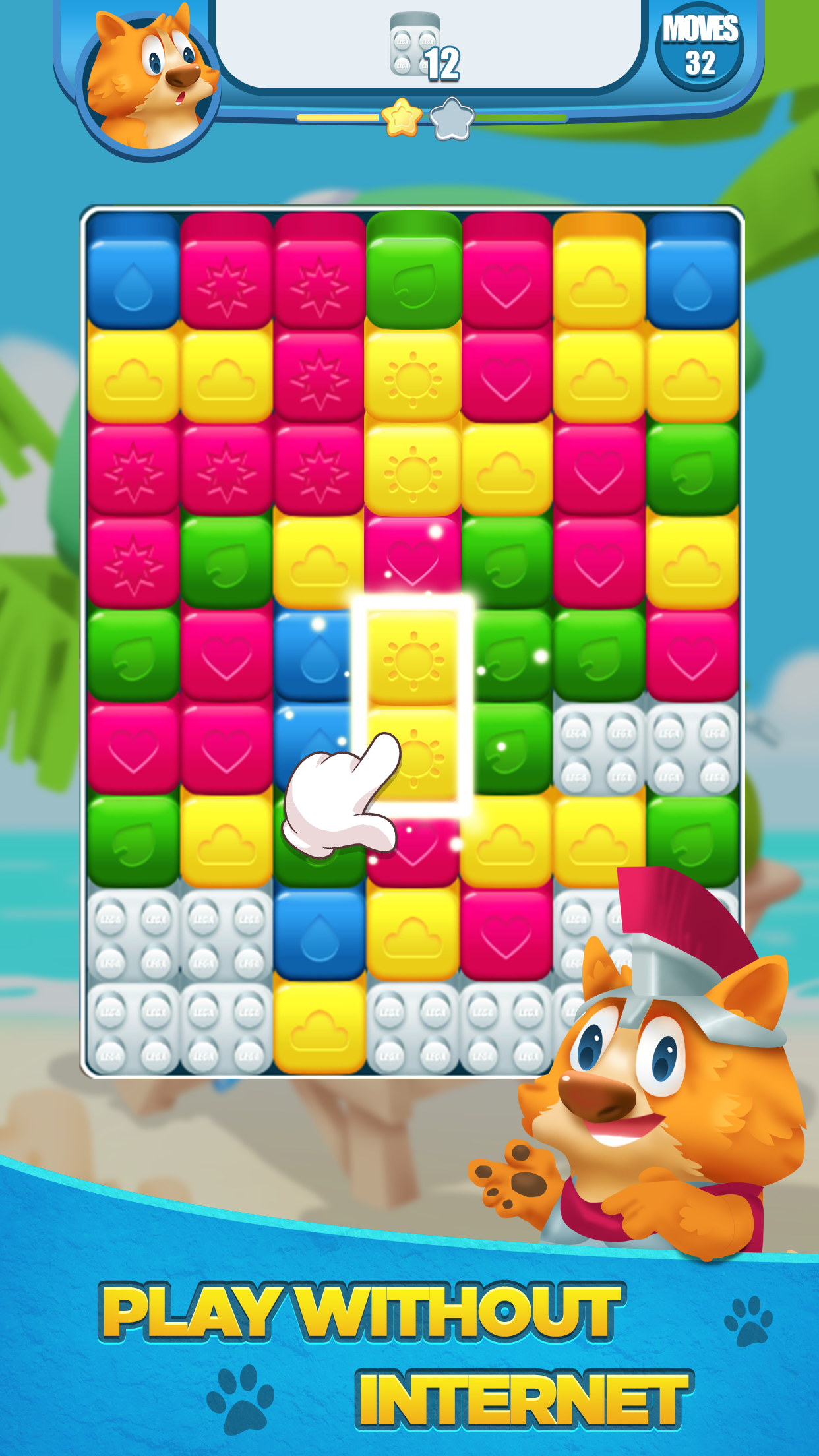 Block Blast Balloon Pop Game Screenshot