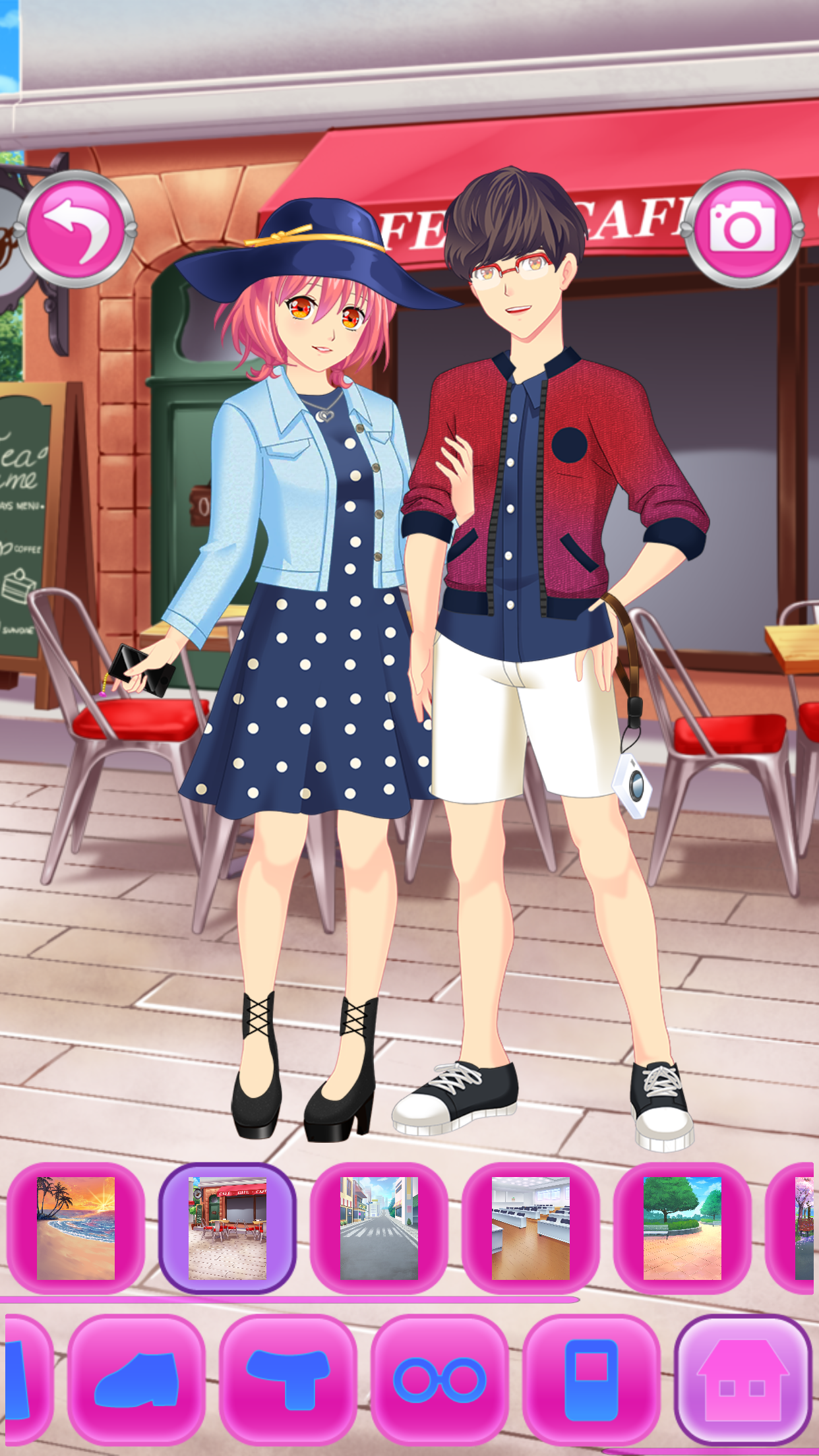 Anime Couples Dress Up Game ภาพหน้าจอเกม