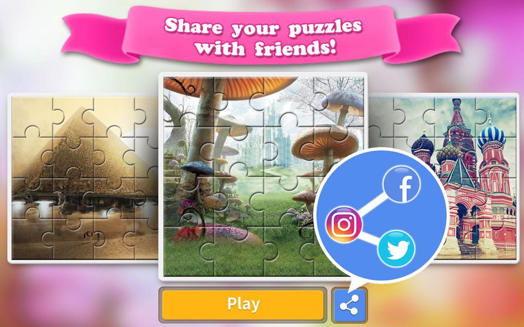 Screenshot of Jigsaw Puzzles World Free 2017