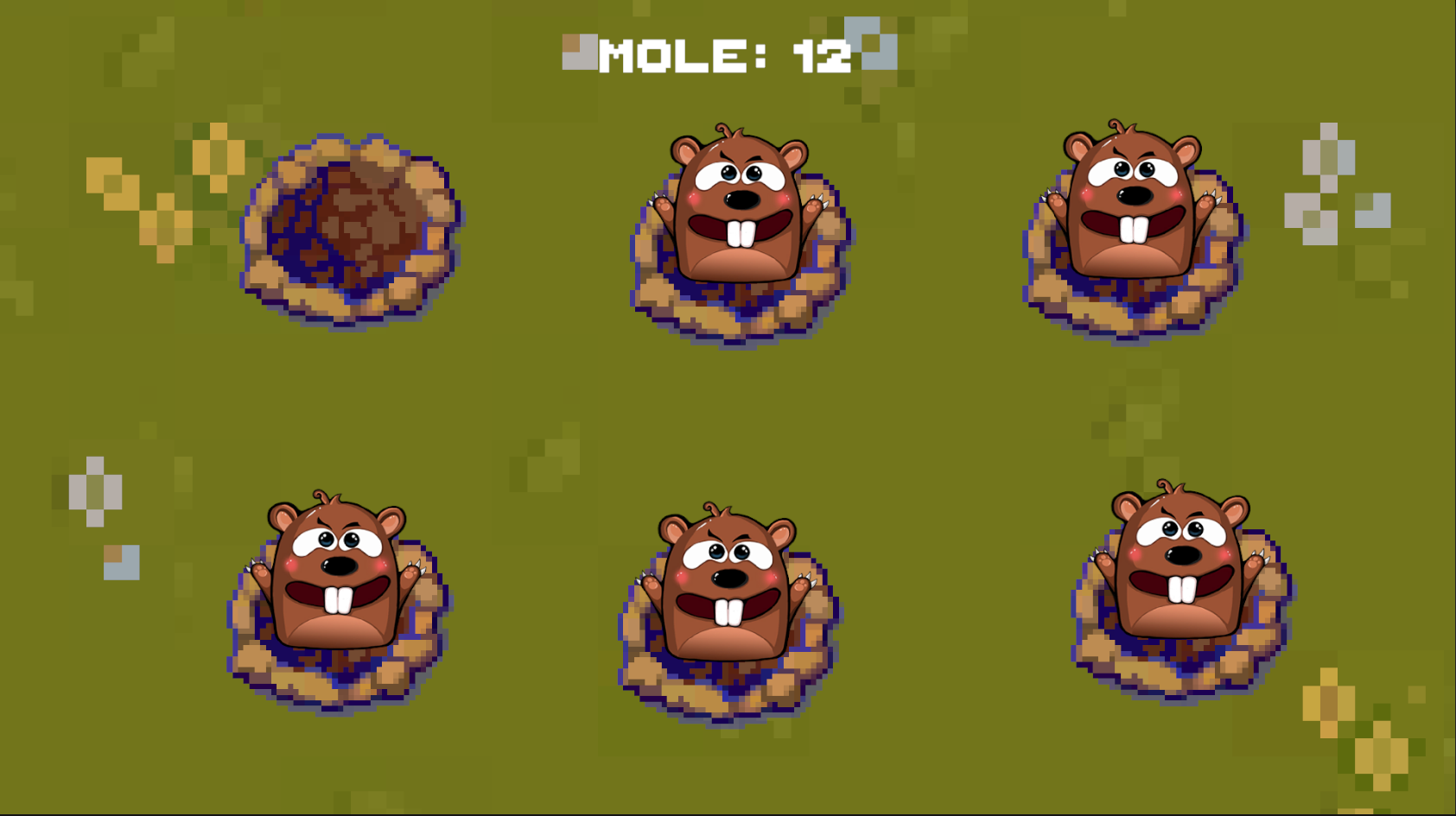 Whack a Mole ภาพหน้าจอเกม