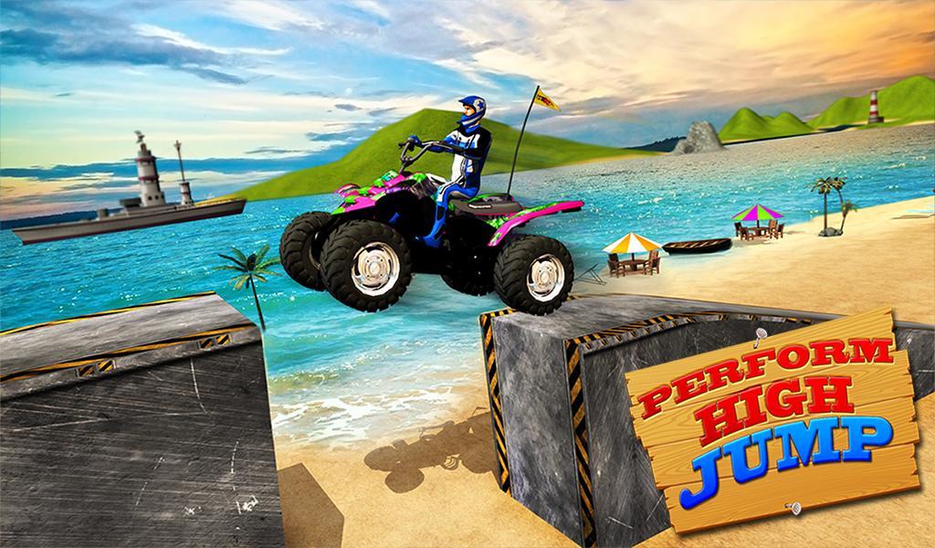 Beach Bike Stunts 2016 Game Screenshot