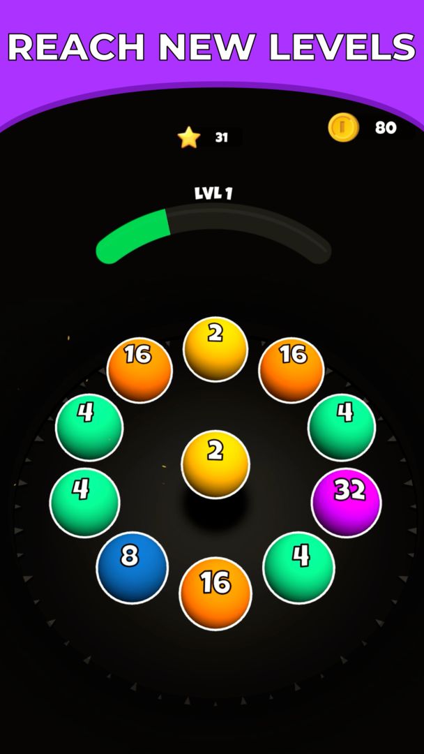 Screenshot of Roll Merge 3D - Number Puzzle