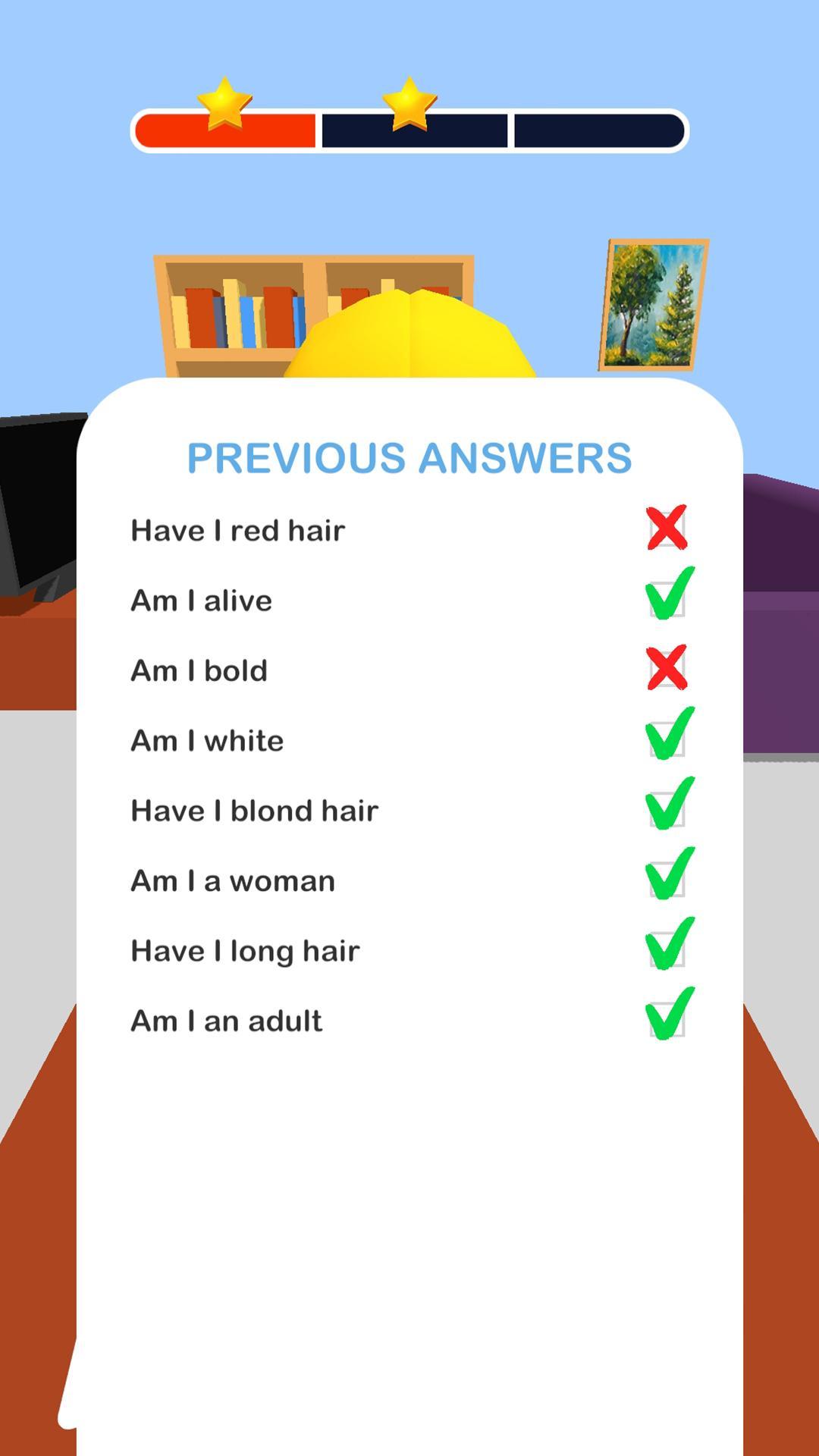 Who am I? Game Screenshot