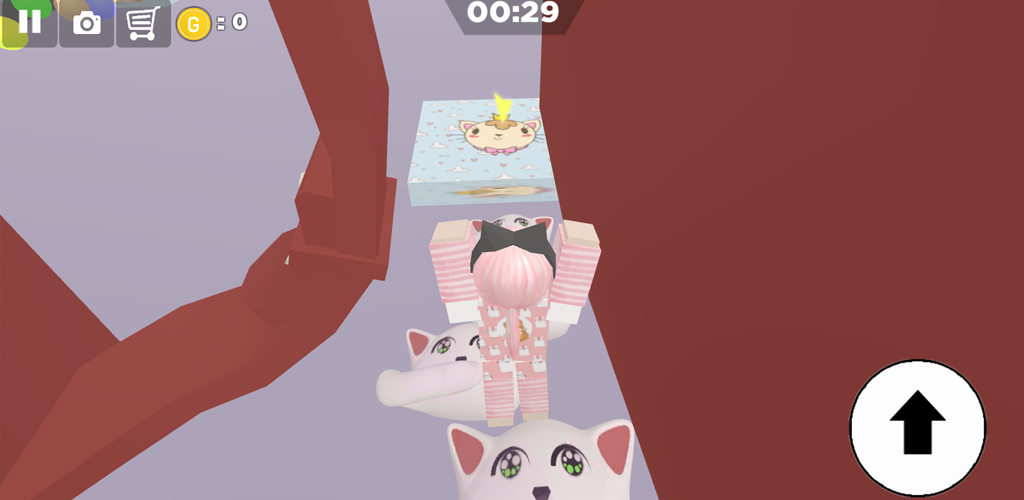 Cuplikan Layar Game Cat House Parkour Obby