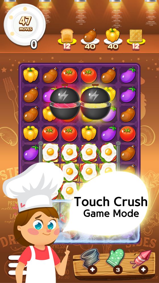 Screenshot of TM Restaurant Match puzzle
