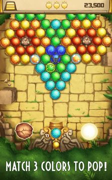 Bubble Shooter Lost Temple Game Screenshot