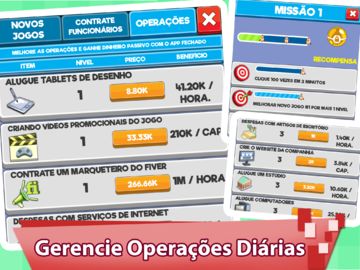 Captura de Tela do Jogo Video Game Tycoon - Magnata