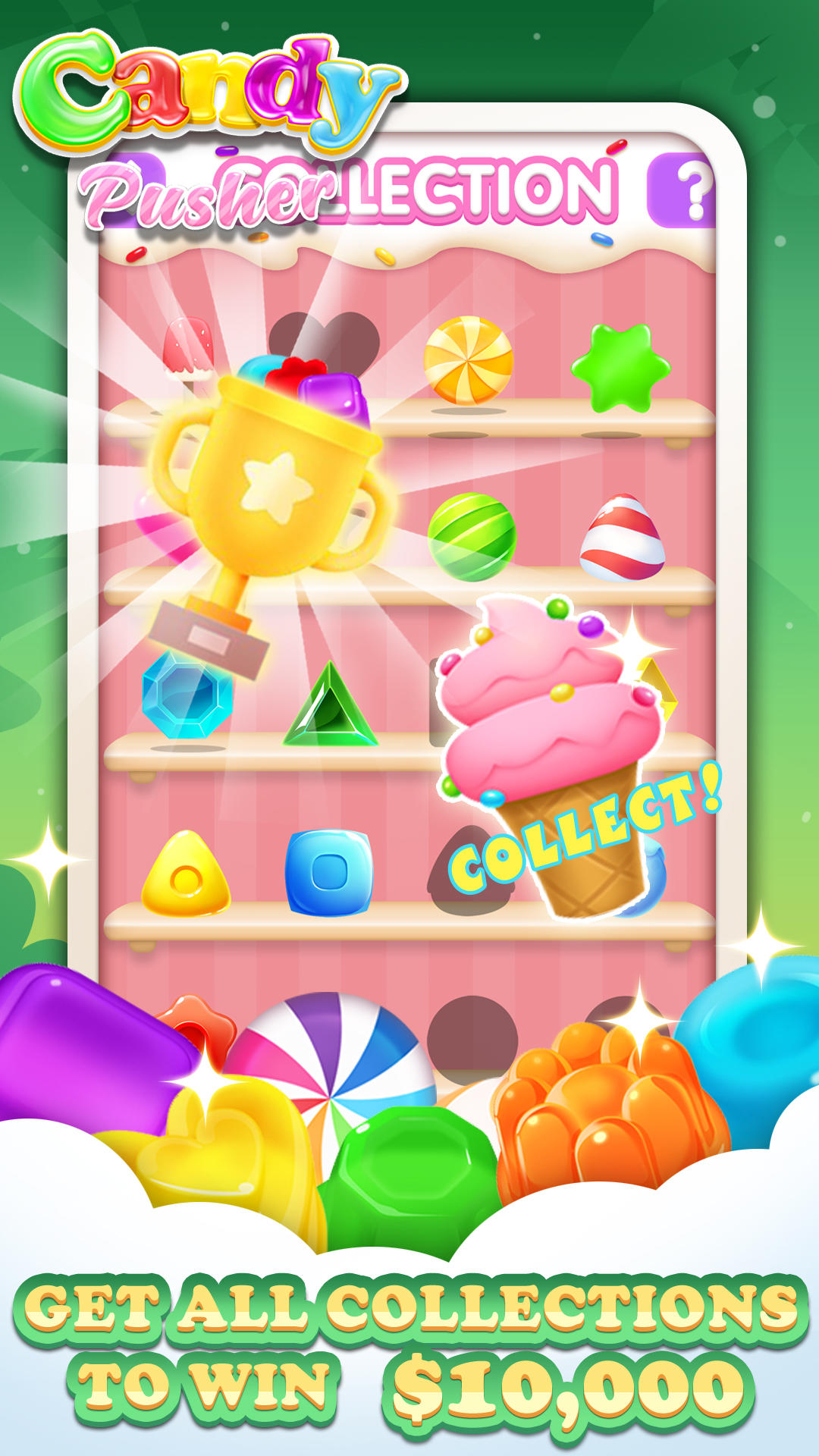 CandyPusher Game Screenshot
