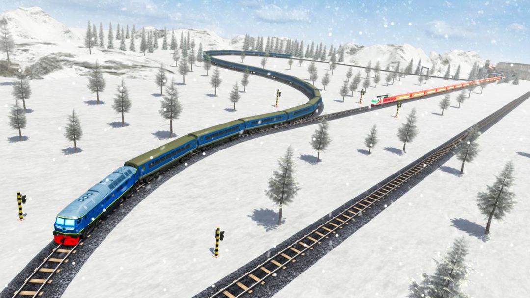 Train Driving - Train Sim 게임 스크린 샷