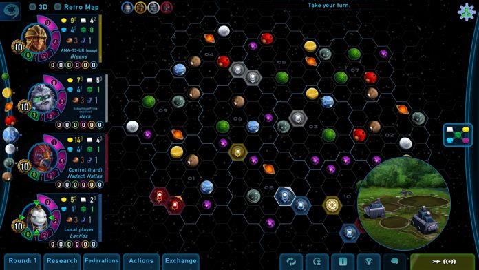Gaia Project 게임 스크린 샷