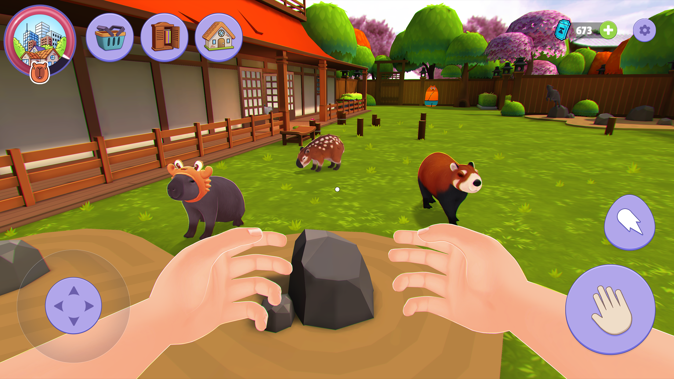 Captura de Tela do Jogo Capybara Simulator: Cute pets