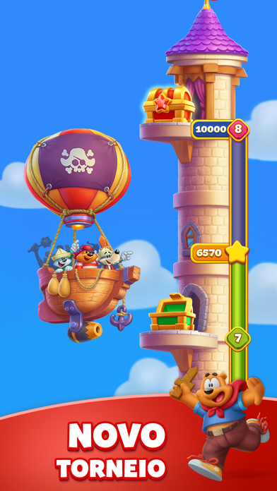 Captura de Tela do Jogo Toon Blast