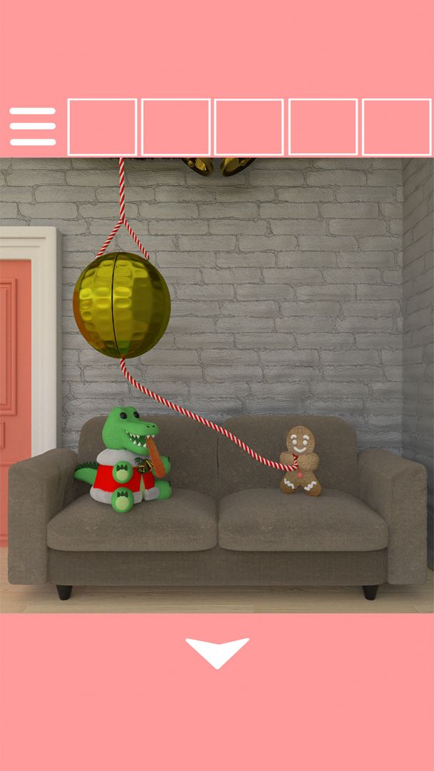 Screenshot of Escape game Santa's gift