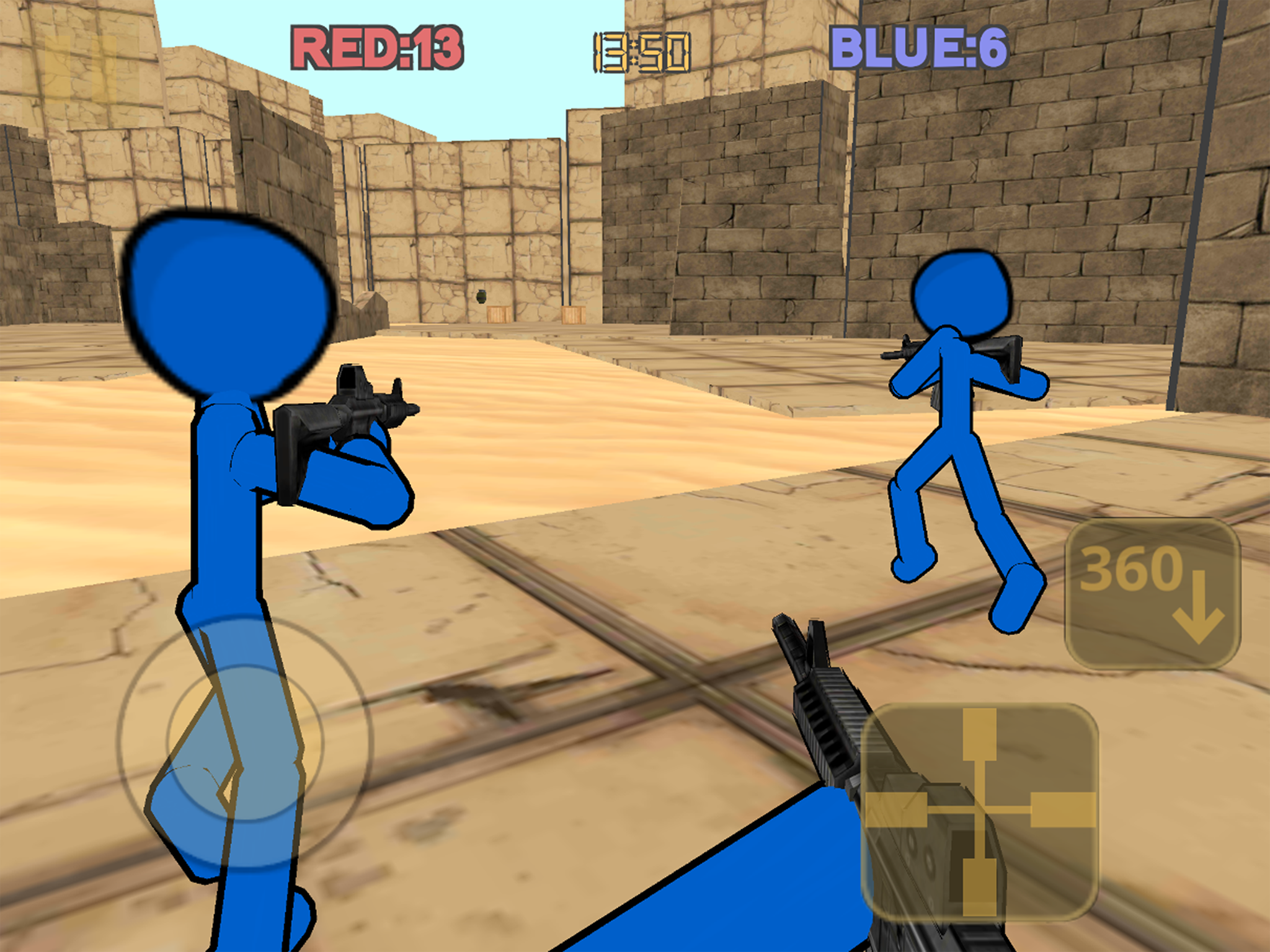 Скриншот игры Stickman Counter Terror Strike