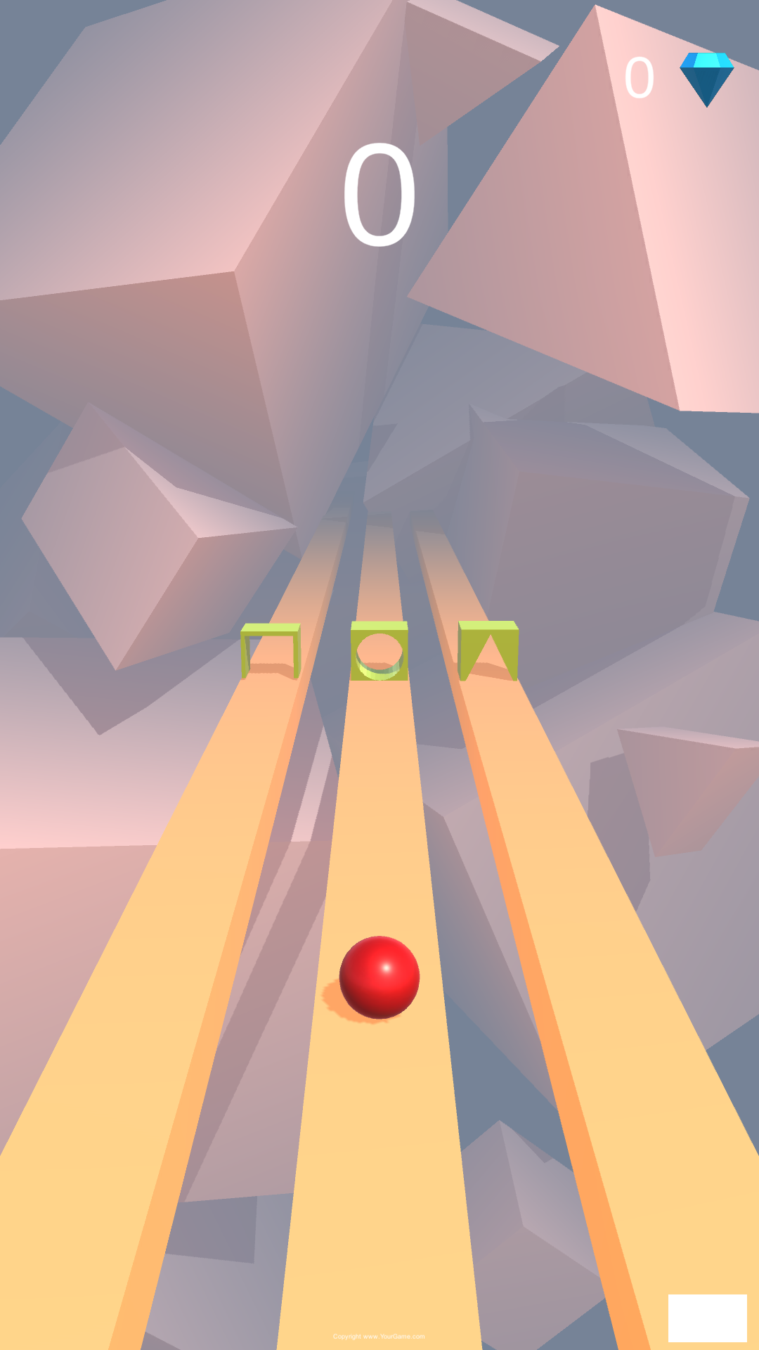 3D Shape Cube Changes Game Screenshot