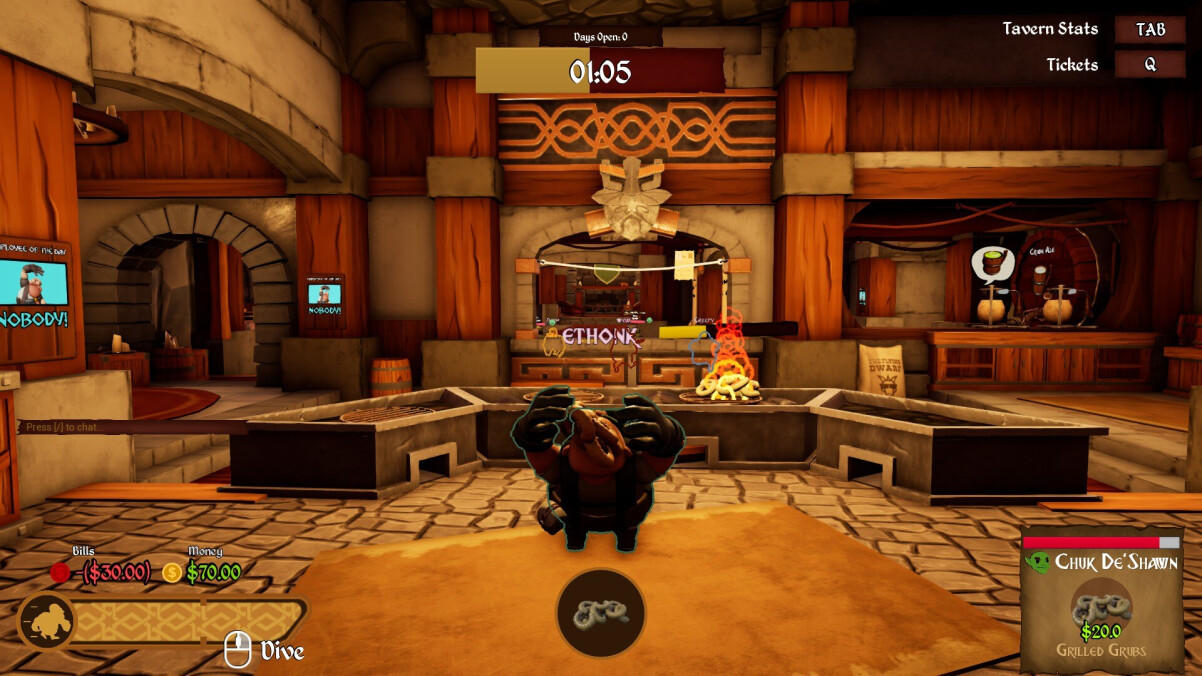 Bronzebeard's Tavern screenshot game