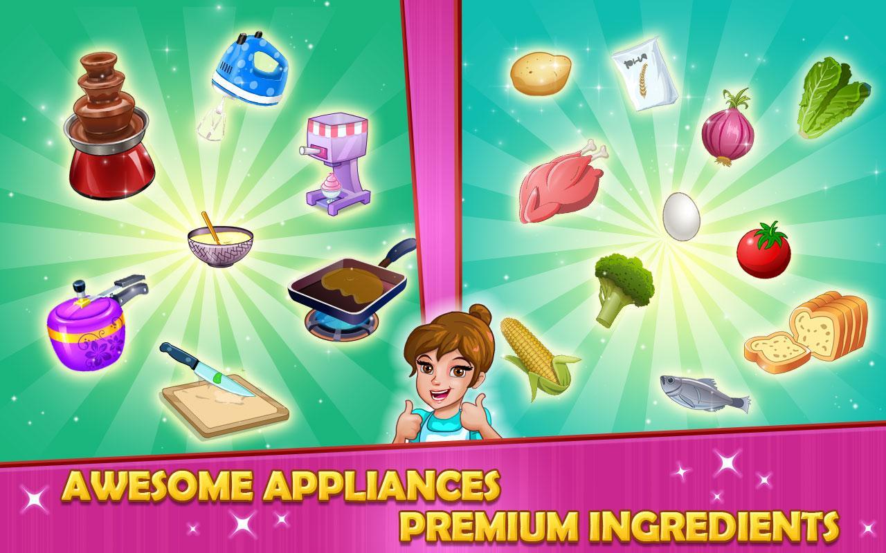 Screenshot of Kitchen story: Food Fever Game