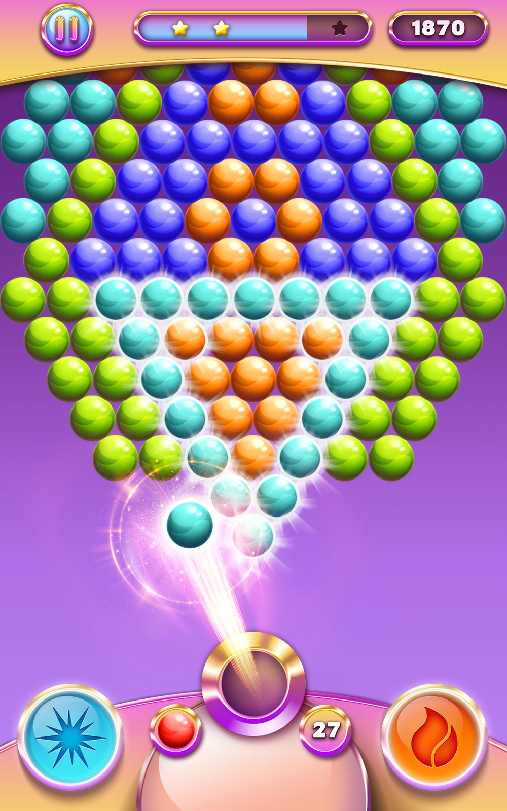 Bubble Shooter Game Game Screenshot