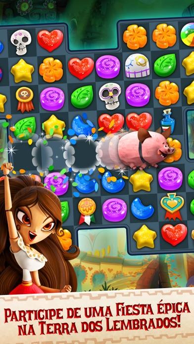 Captura de Tela do Jogo Sugar Smash: Book of Life