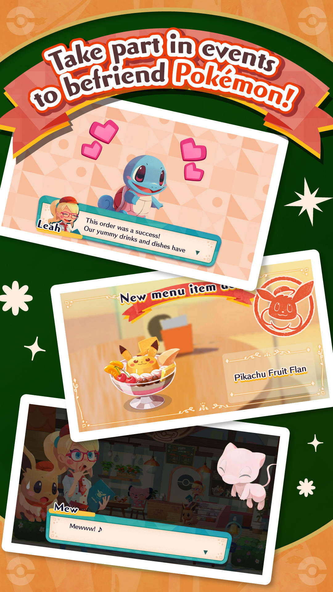 Pokémon Café ReMix Game Screenshot