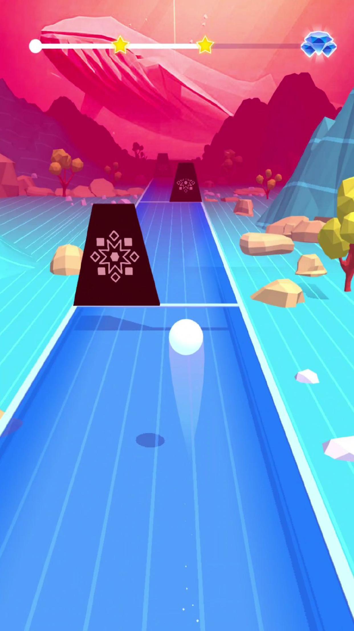 Cuplikan Layar Game Rhythm Ball 3D