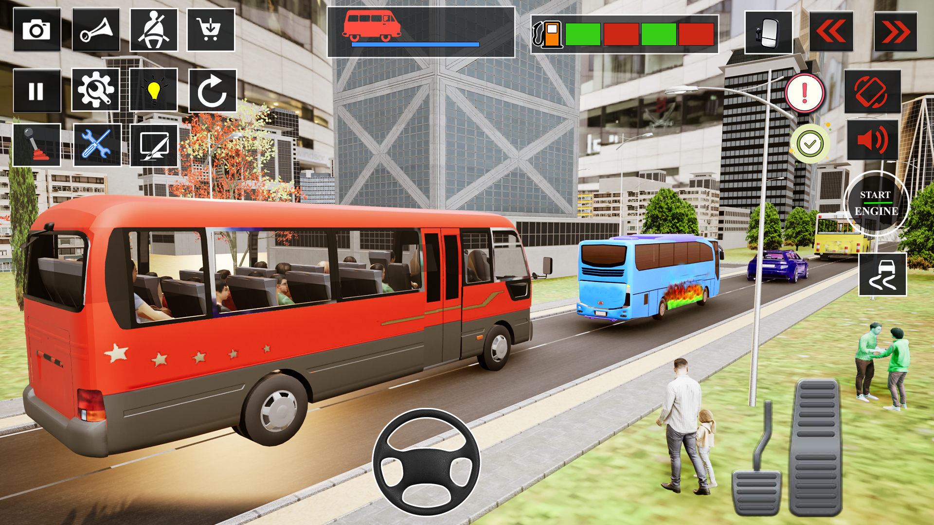 real ônibus dirigindo jogo versão móvel andróide iOS apk baixar  gratuitamente-TapTap