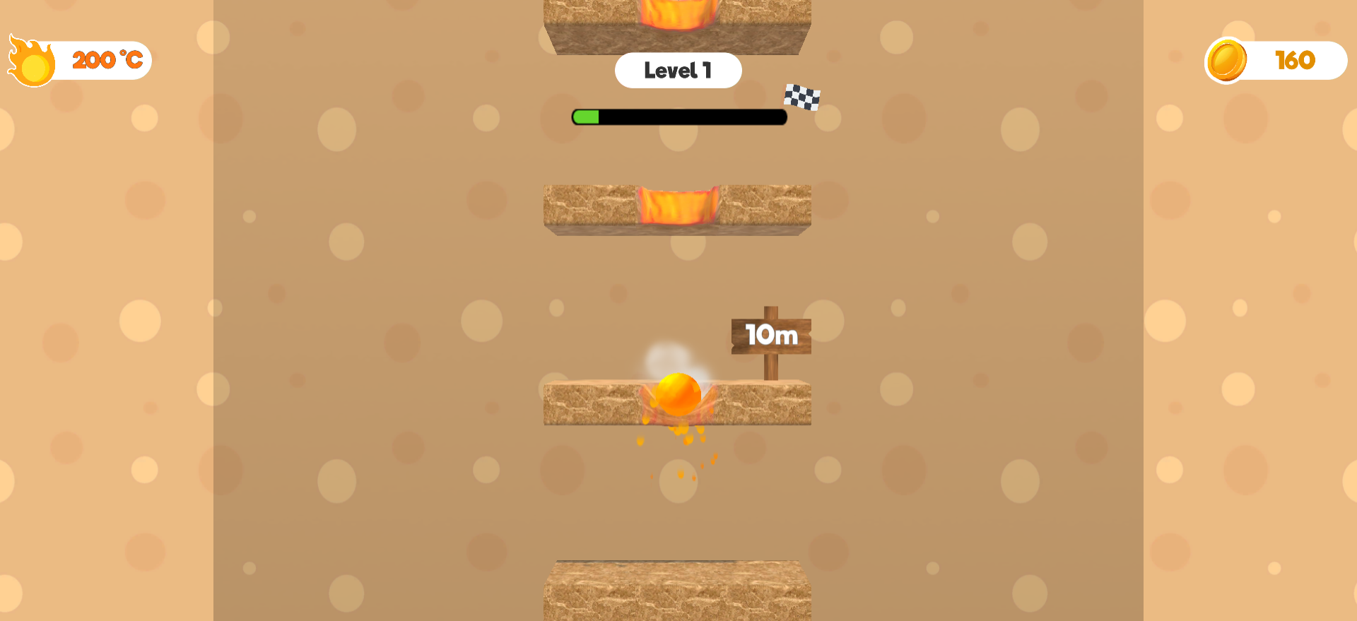 Lava Ball Game Screenshot