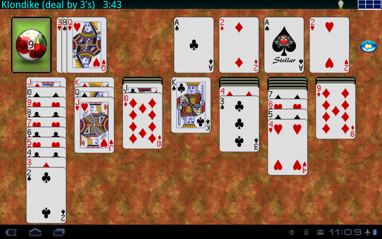 Stellar Solitaire Game Screenshot