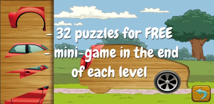 Banner of Puzzle games for kids - cars | Easy game 1.0.4