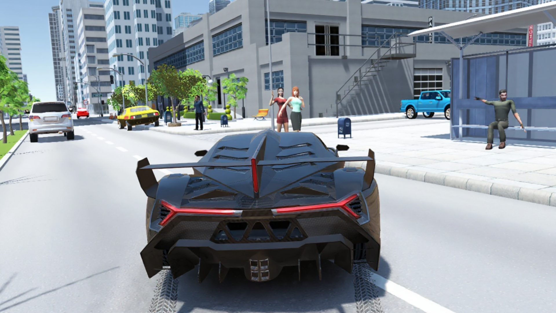 Car Simulator SportBull Game Screenshot