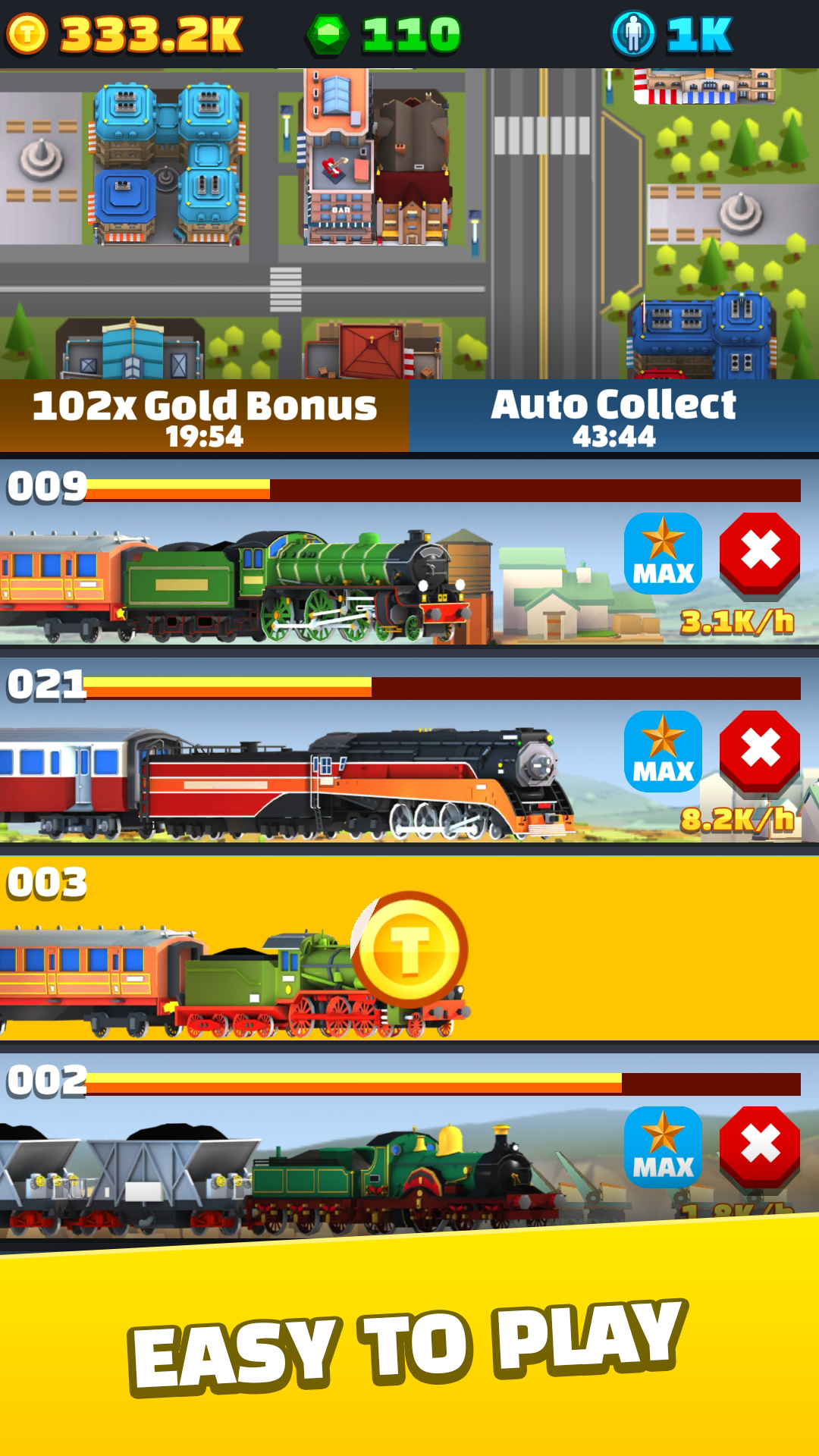 Screenshot of Train Collector: Idle Tycoon