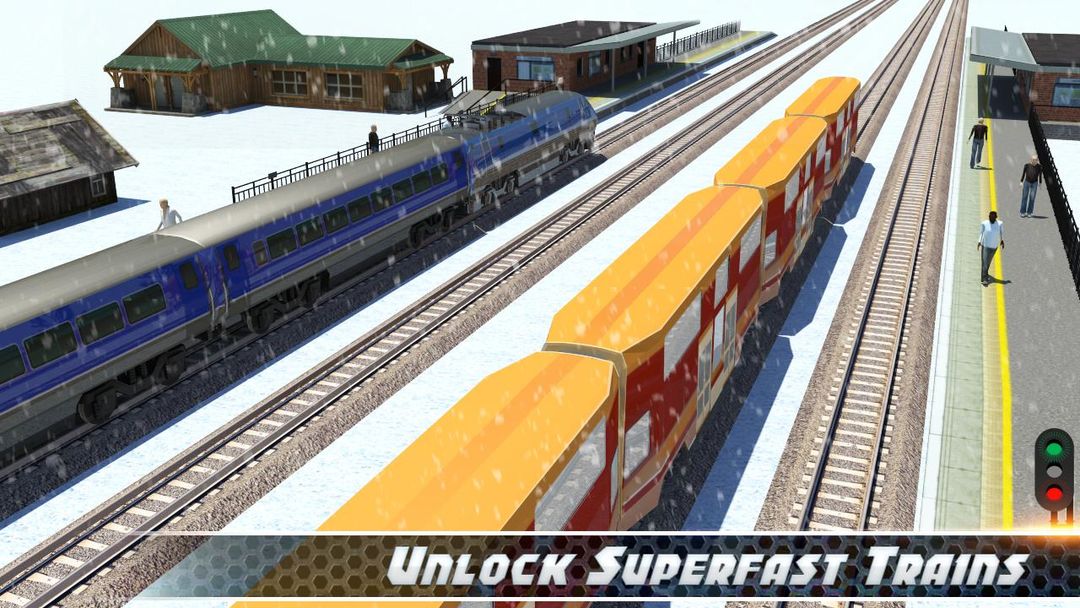 Train Games 2017 Train Driver ภาพหน้าจอเกม
