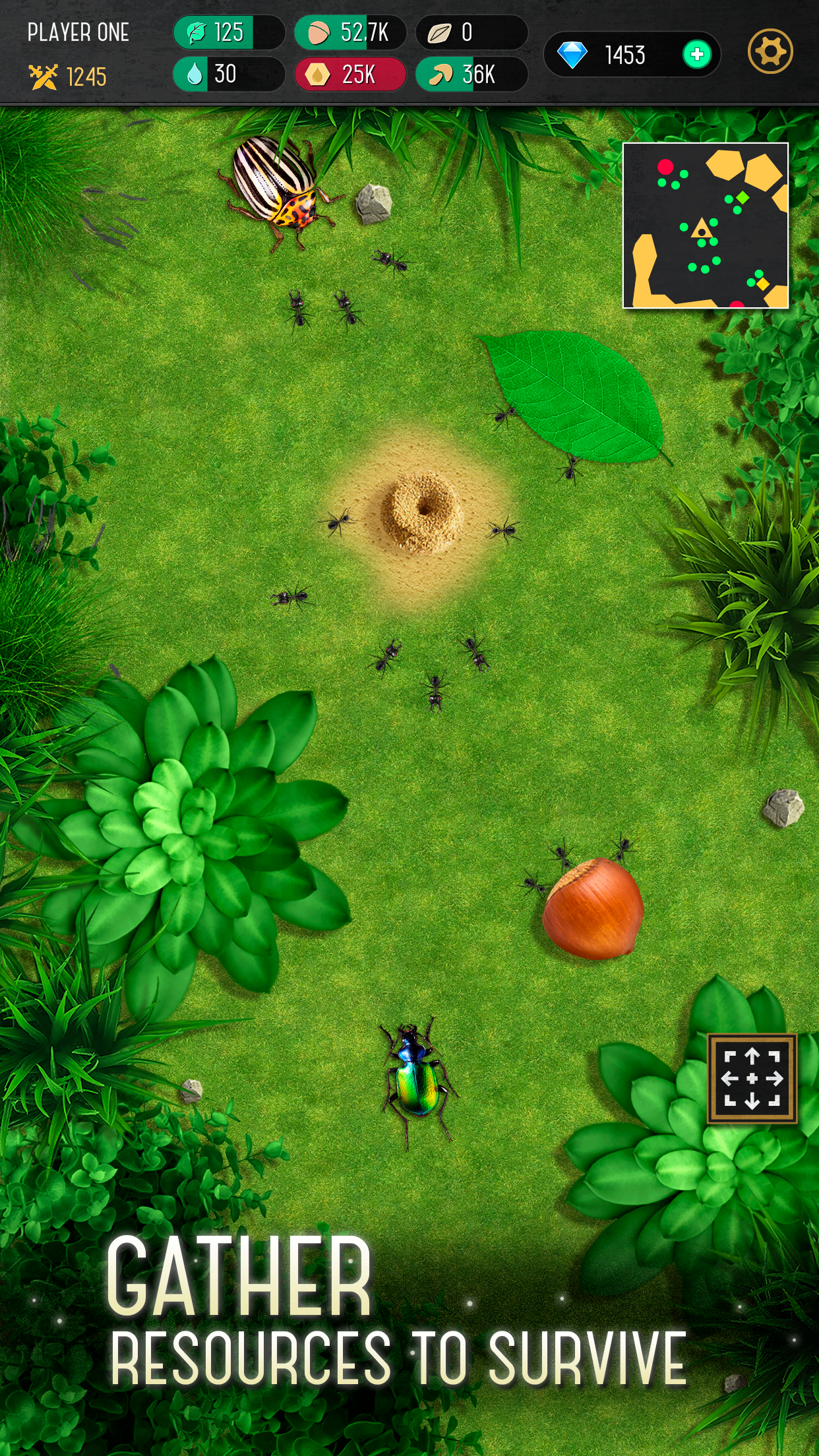 Screenshot of Ant Colony Simulator