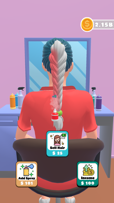 Screenshot of Hair Saloon Clicker