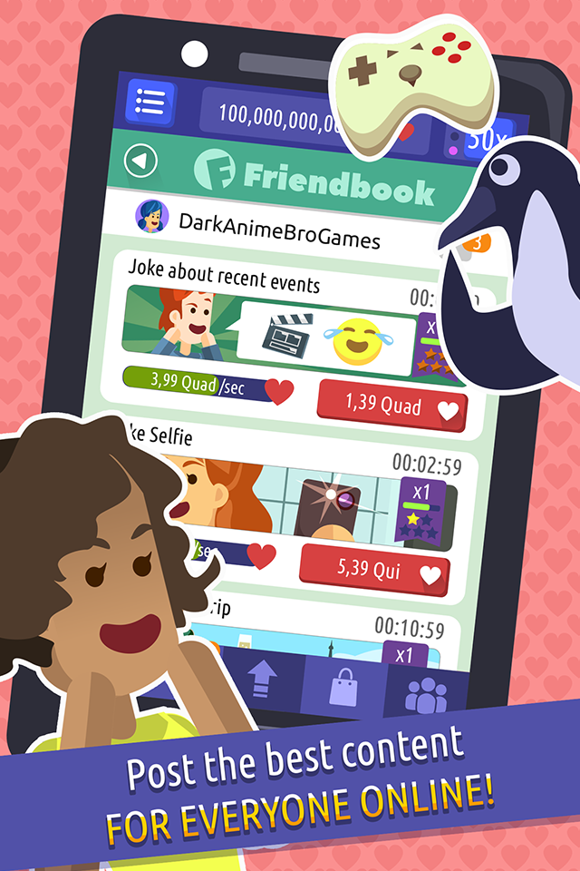 So Social - Trending Influencer Clicker Game Game Screenshot
