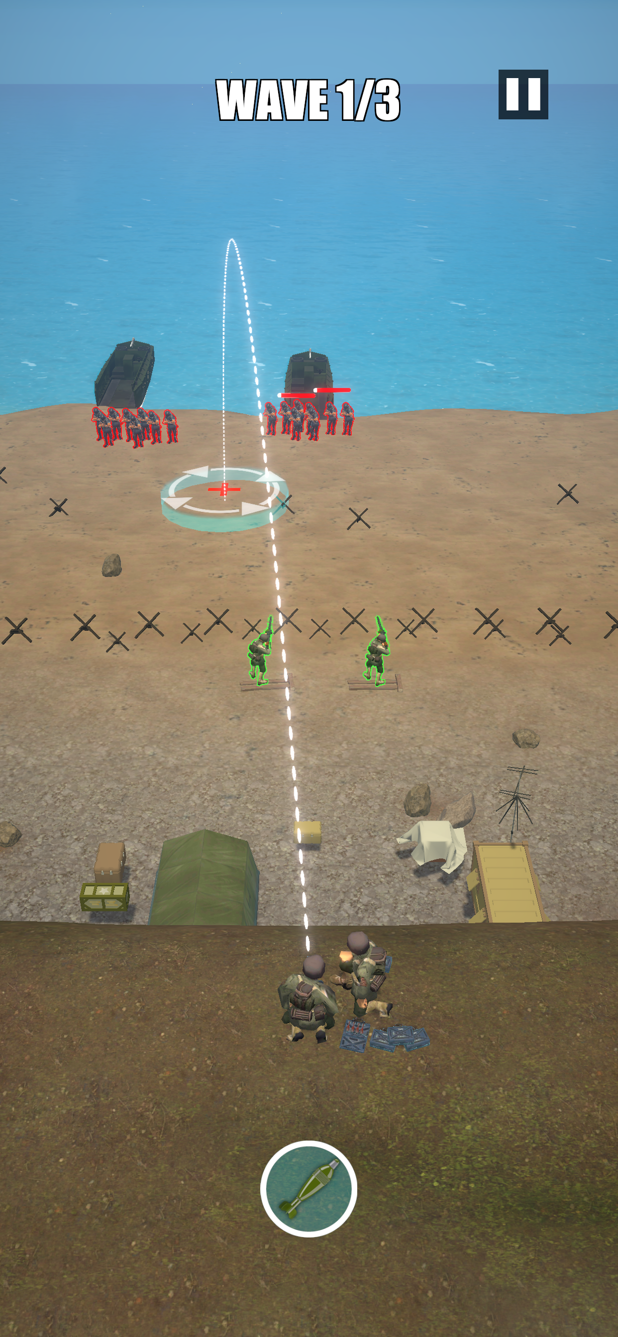 Mortar Defense ภาพหน้าจอเกม
