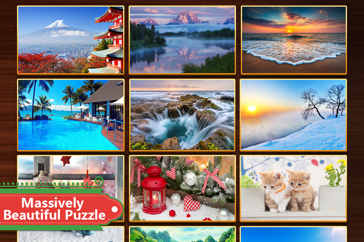 Christmas jigsaw puzzle Game Screenshot