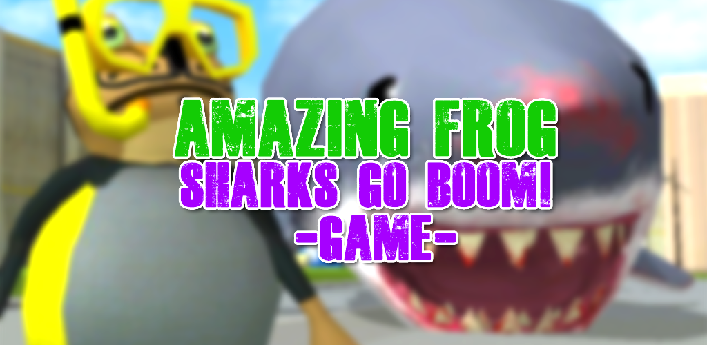 Amazing Frog 3D - SHARKS GO BOOM! screenshot
