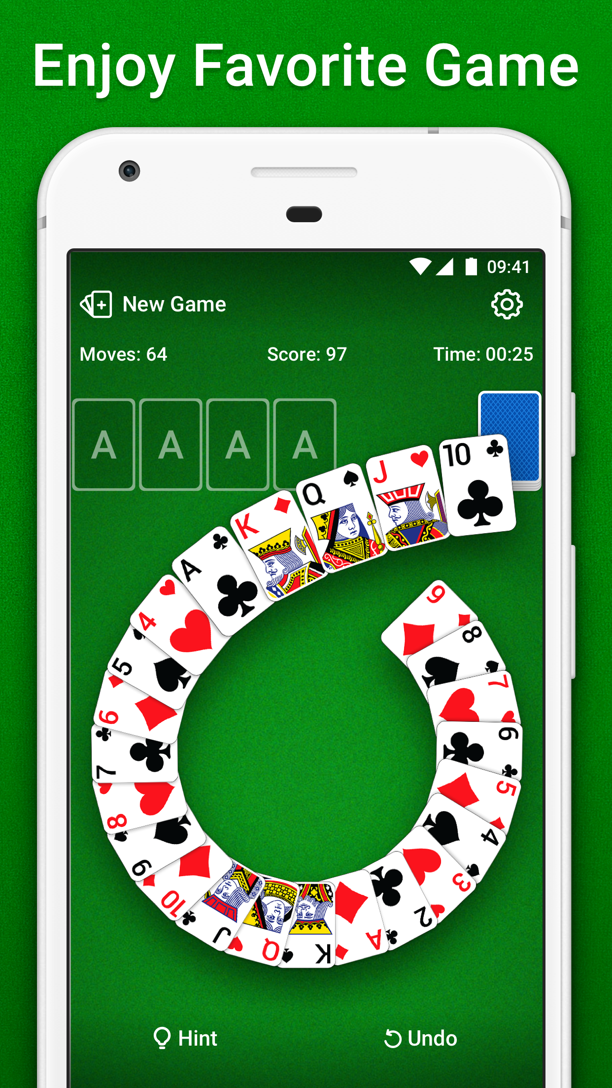 Screenshot of Solitaire – Classic Klondike Card Game